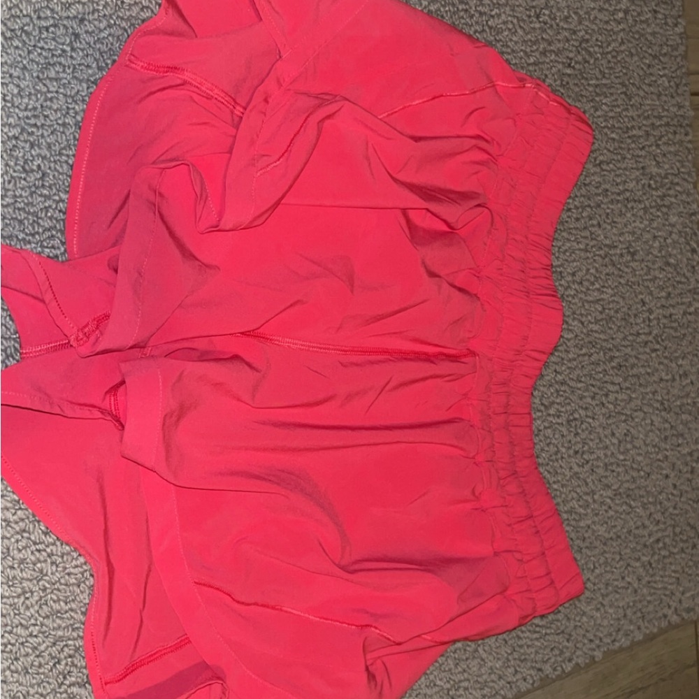 Lululemon Women’s Track That High Rise Shorts, size 12